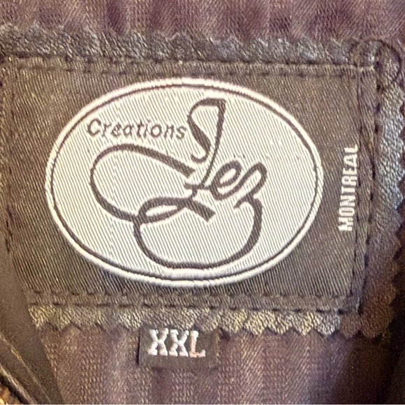 Women's Black Leather Hooded Jacket with Fur Trim - Genuine Leather - Picture 3 of 13